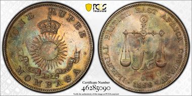 1888-H Rupee AU55