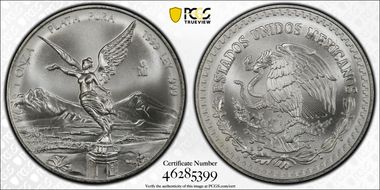1999-Mo Onza Libertad Ag MS69