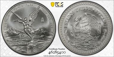 1999-Mo Onza Libertad Ag MS69