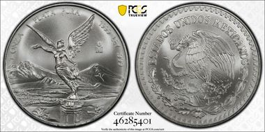 1999-Mo Onza Libertad Ag MS69