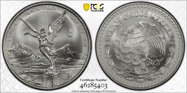 1997-Mo Onza Libertad Ag MS68
