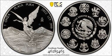 2022-Mo Onza Libertad Ag PR69DCAM