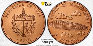 1988 Peso Zeppelin MS68RD