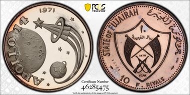 AH1389-1970 10 R Apollo XIV PR64DCAM