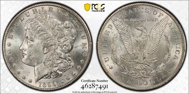 1894-S $1 MS62