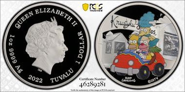 2022-P $1 Krustylu Studios First Strike PR70DCAM