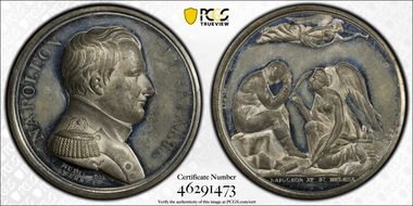 nd(1820) Medal Eimer-1079 BHM-891 WM Napoleon at St. Helena SP62