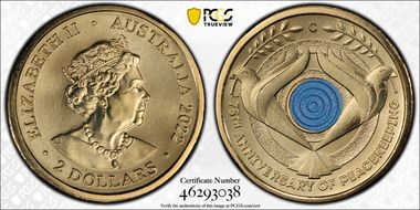 2022-C $2 Peacekeeping Colorized MS69