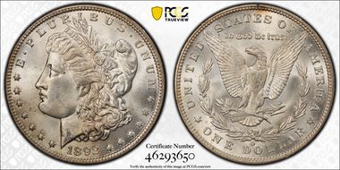 1892-O $1 MS64