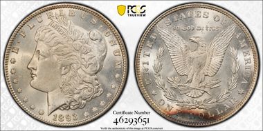 1893 $1 MS64
