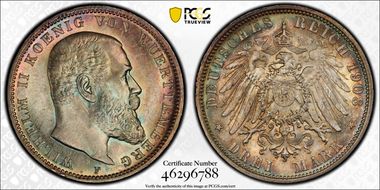 1908-F 3 Mk J-175 MS67