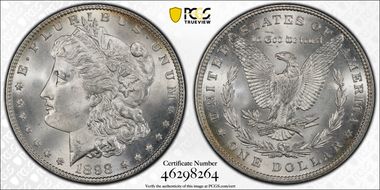 1898 $1 MS66+