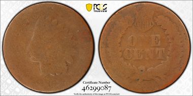 1865 1C Plain 5 PO1BN