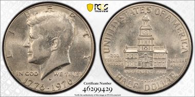 1976-D 50C Clad AU58