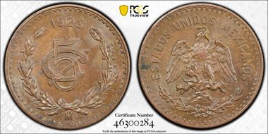1928-Mo 5C Small Date MS63BN