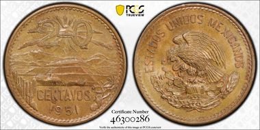 1951-Mo 20C KM-439 MS64BN