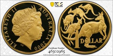 2000 $1 PR70DCAM