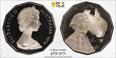 1970 50C Captain Cook PR69DCAM