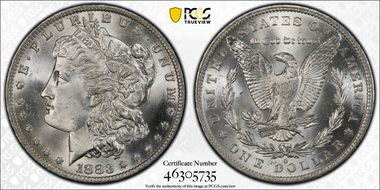 1883-O $1 MS65