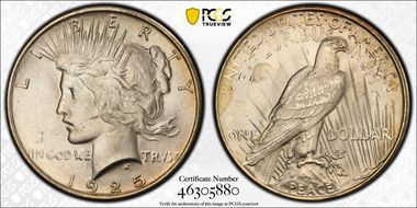 1925 $1 MS63