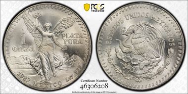 1987-Mo Onza Libertad Ag - DDO MS68