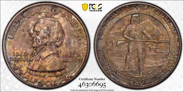 1925 50C Fort Vancouver MS63