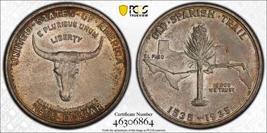 1935 50C Spanish Trail MS64