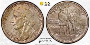 1935-S 50C Boone MS65