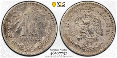 1910-M 10C KM-428  Ag N1