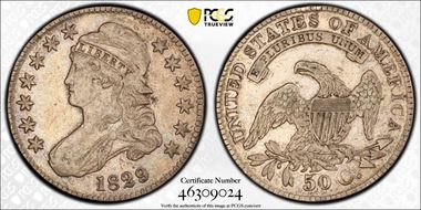 1829 50C VF35