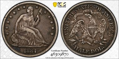 1884 50C VF35