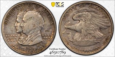 1921 50C Alabama, 2X2 XF40