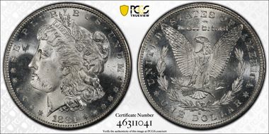 1881-S $1 MS64+