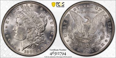 1880-O $1 MS62