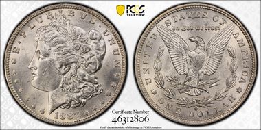 1887-O $1 MS62