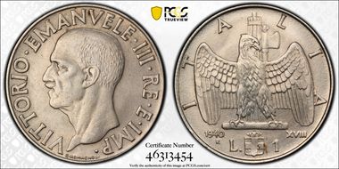 1940-R Lira KM-77a Non-magnetic MS64