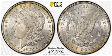 1878 7TF $1 VAM 189 MS62