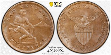 1919-S 1C MS63BN