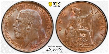 1911 1D S-4051 MS65BN