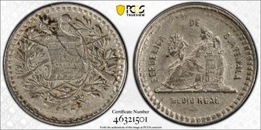 1893 1/2 R KM-164 Blundered Flat Top 3 AU50