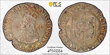 (1660-62) 3D S-3325 Third Issue AU55