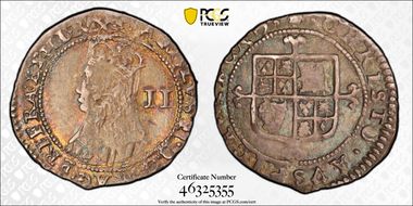(1660-62) 2D S-3326 Third Issue AU53