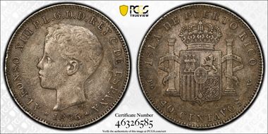 1896-PG V 40C KM-23  Ag XF40