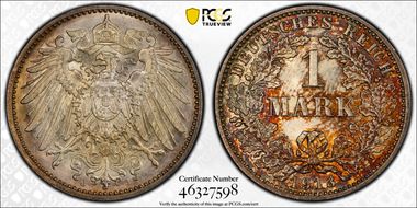 1913-J Mark J-17 MS66