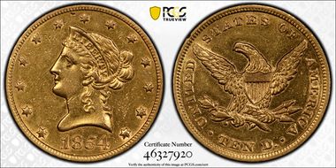 1854 $10 N1