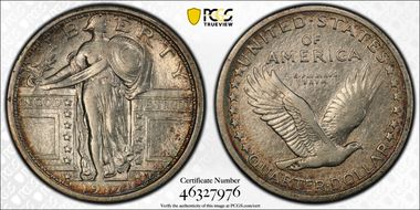 1917-S 25C Type 1 N1