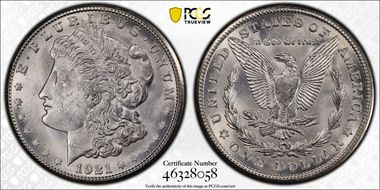1921-S $1 MS63