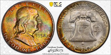 1952-S 50C MS66+ 