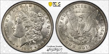1897-O $1 AU58
