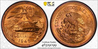 1945-Mo 20C MS66+ RD